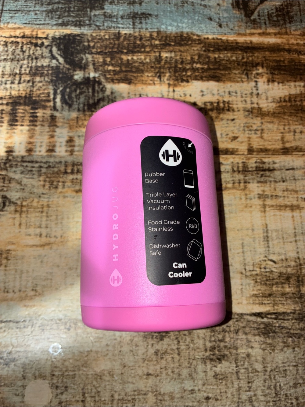 HydroJug Pink Insulated Can Cooler